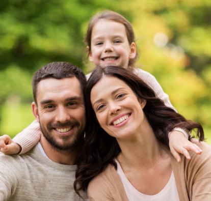 smiling family